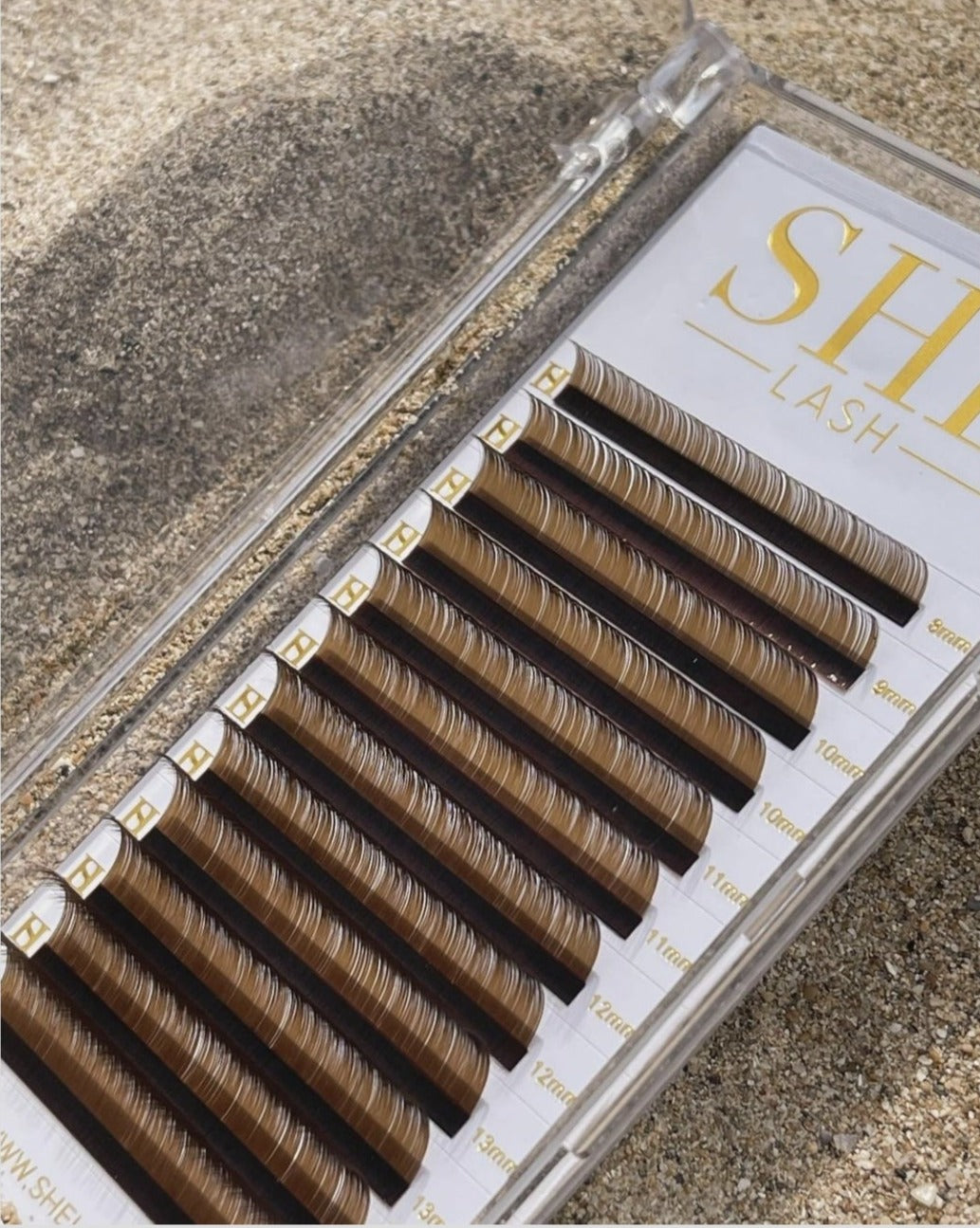 Brown Lash mix trays