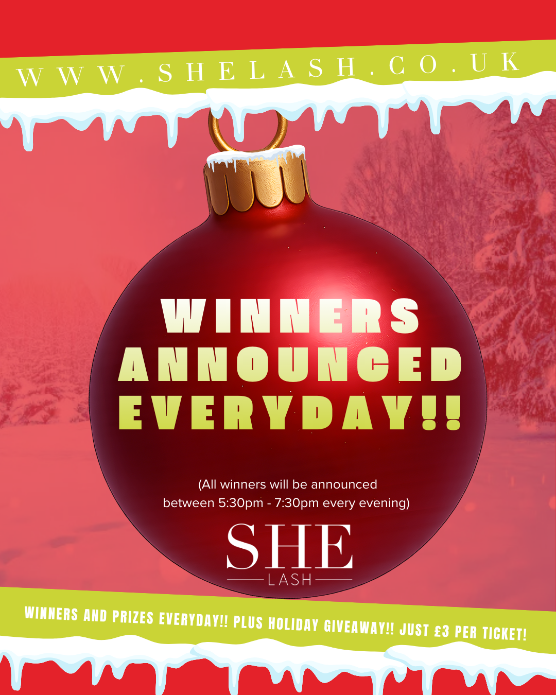 Christmas Advent Calendar Tickets!