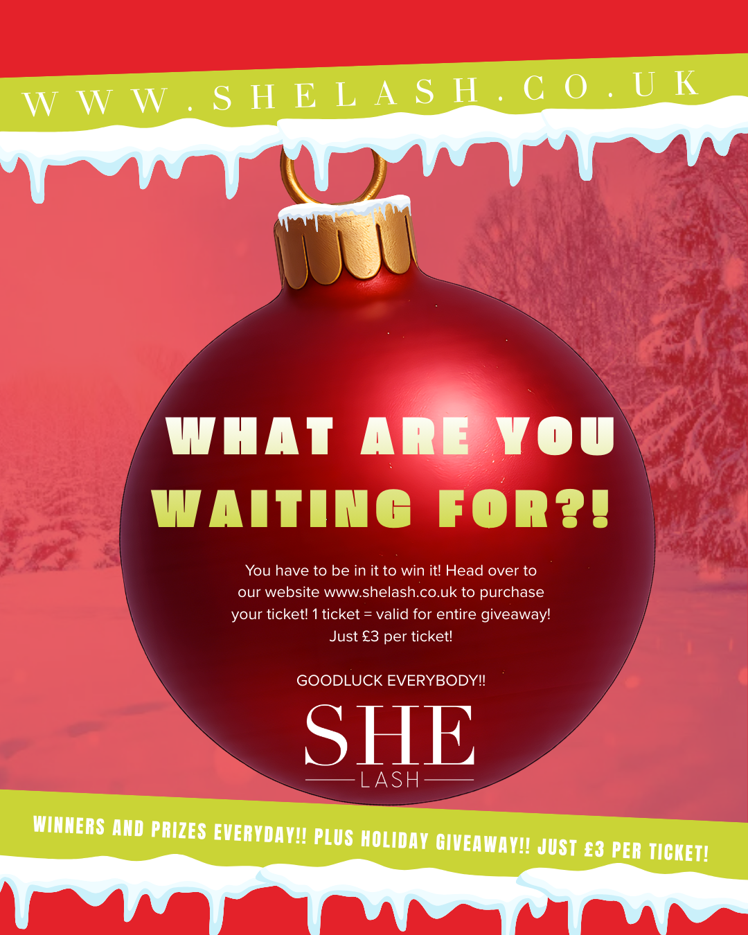 Christmas Advent Calendar Tickets!